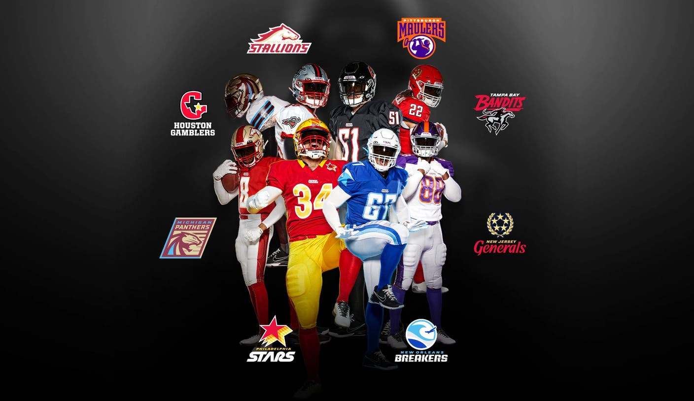 USFL Uniforms Revealed First Look at Every Team's Jerseys and Helmets