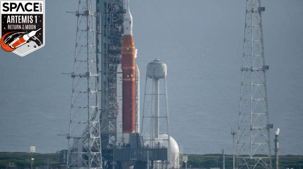 Watch NASA’s critical refueling test of the Artemis 1 moon rocket for free