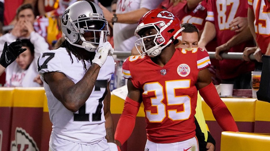 Raiders’ Davante Adams could face suspension for post-match kick: report