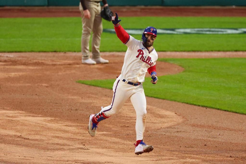 Phillies snatches World Championship berth as Homer Bryce Harper knocks Padres out in NLCS 5