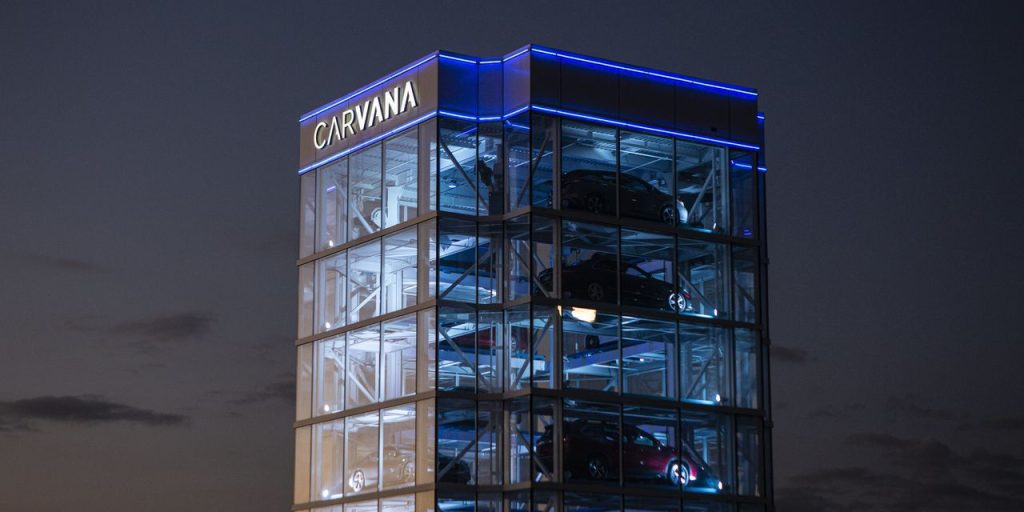 Carvana is facing a cash crunch from high debt and high interest rates