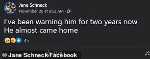 Tweet: Melanie is accused of harassing her late son for money and profiting from his death.  I've been warning him for two years now.  He almost went home,” read another