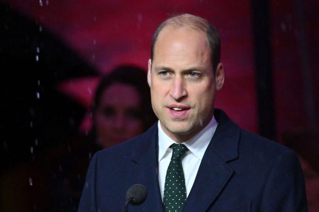 Prince William, Prince of Wales, delivers remarks at an event to officially kick off the Earthshot celebrations at City Hall Plaza in Boston, Massachusetts, on November 30, 2022.