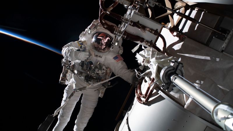 Astronauts will give the space station a boost during Saturday’s spacewalk